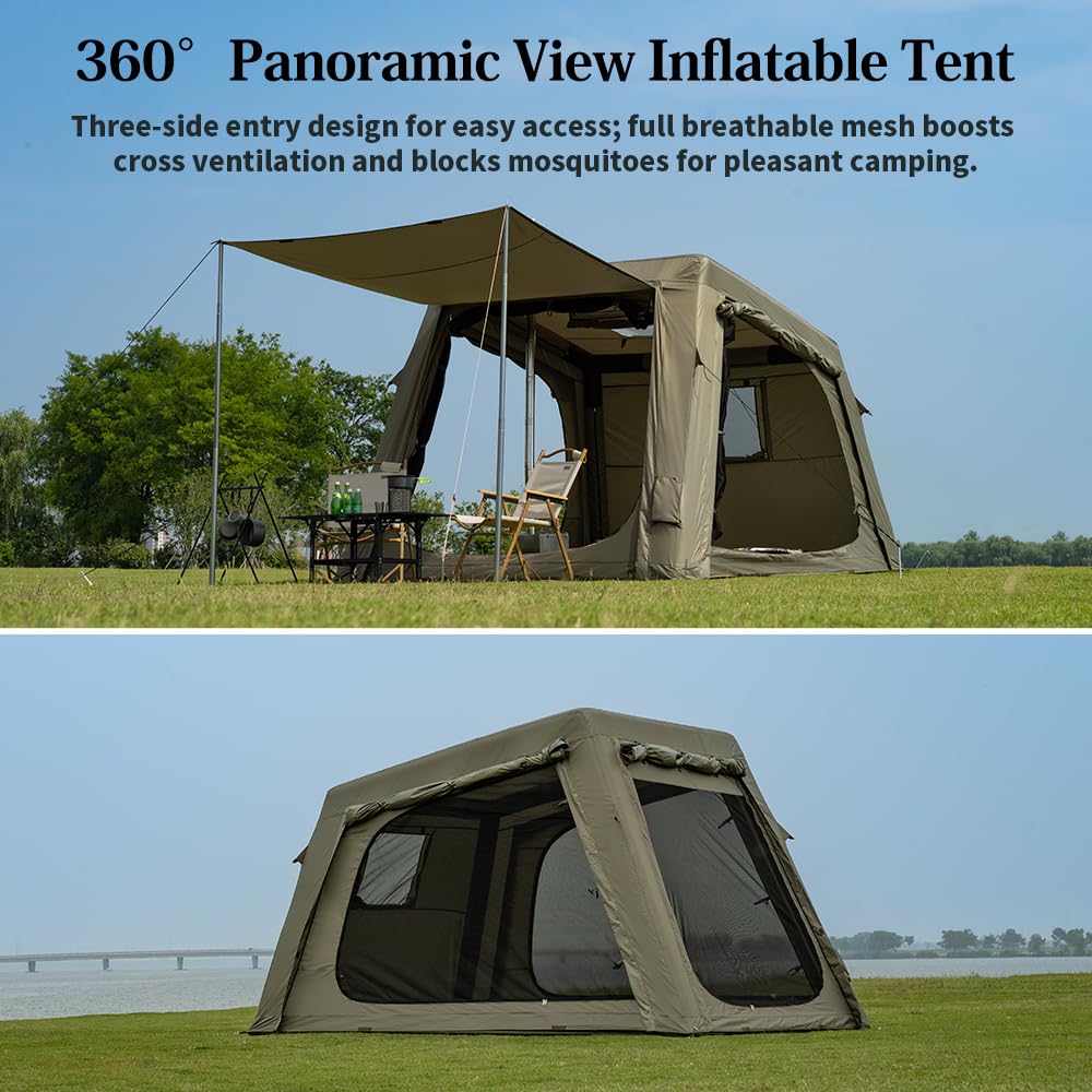 Amazon.com: MC TOMOUNT Inflatable Tents for Camping, Large Family